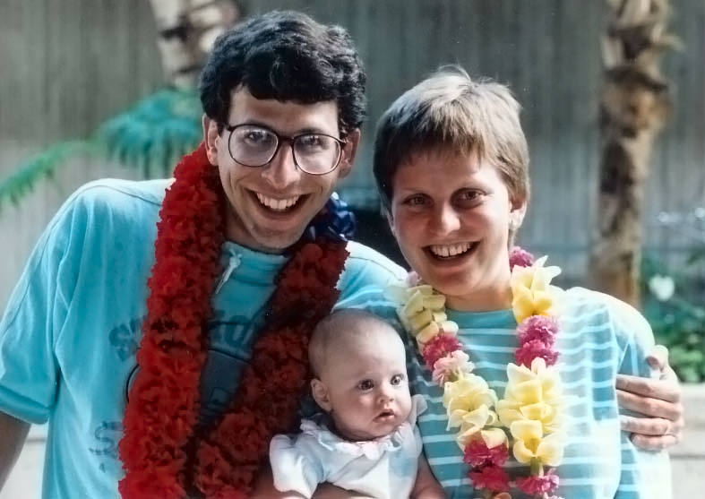 Steve, Linda and first born Anne at 6 months