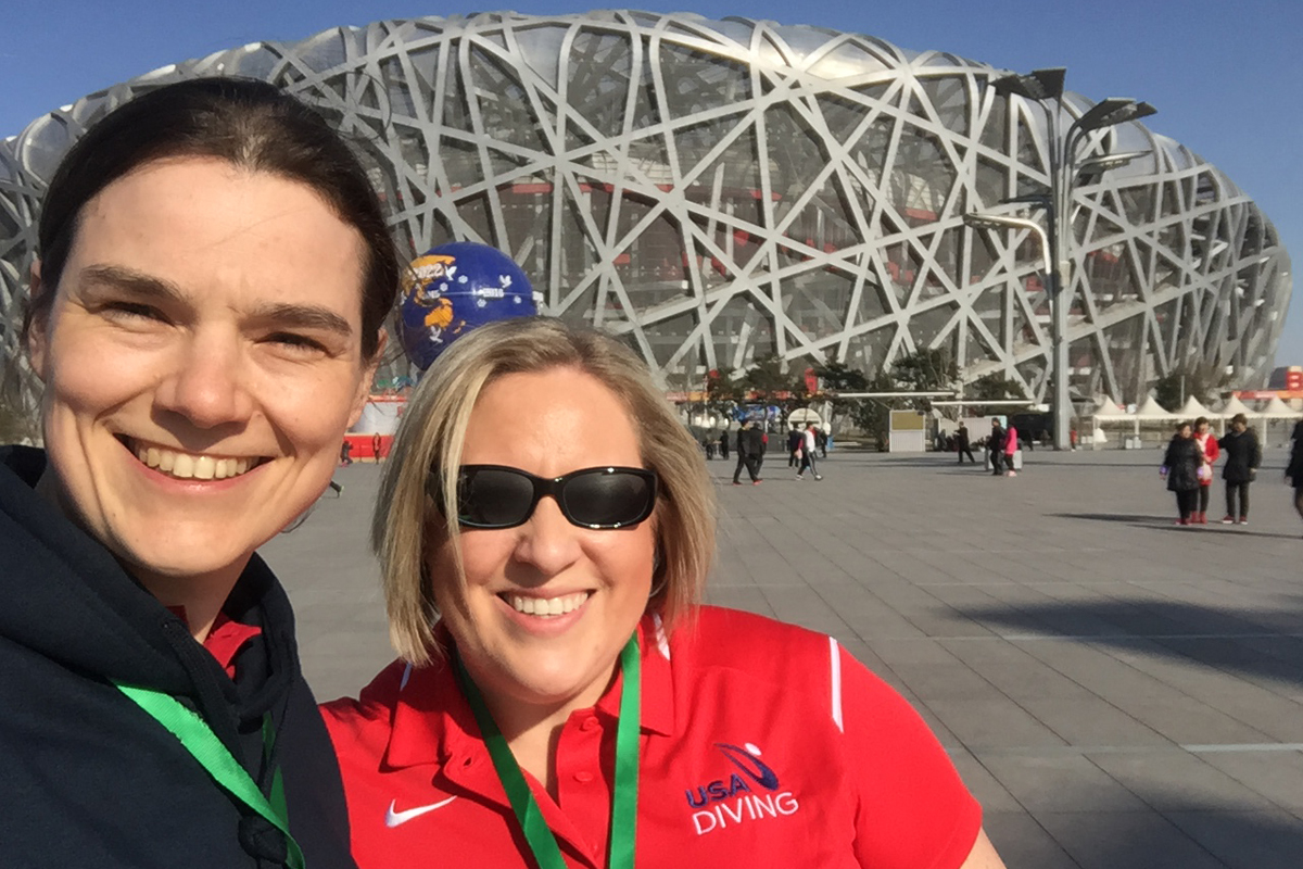 Jen Carrol in Beijing