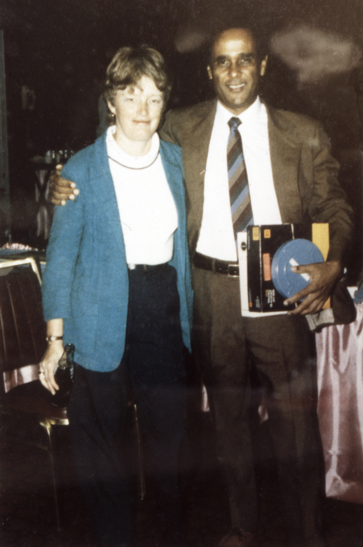Ruth Ballweg with Dr. Richard Smith, the founder of MEDEX Northwest.