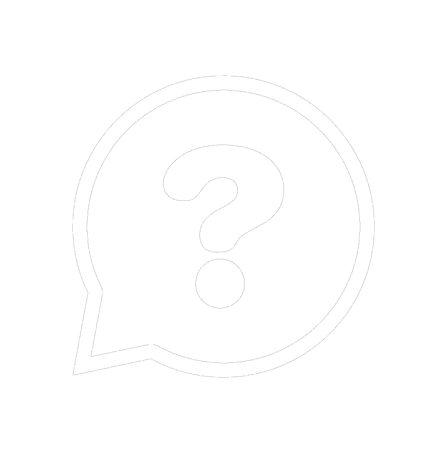 Icon of a question mark in a speech bubble