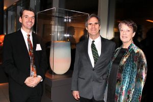 Saul Farber, Dr. Josh Benditt, artist and medical director of Respiratory Services at UW Medical Center, and Annalu Farber.